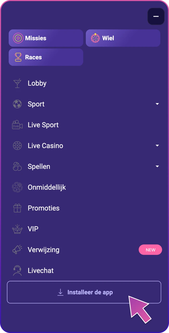 Download eenvoudig de Android APK van Lalabet.