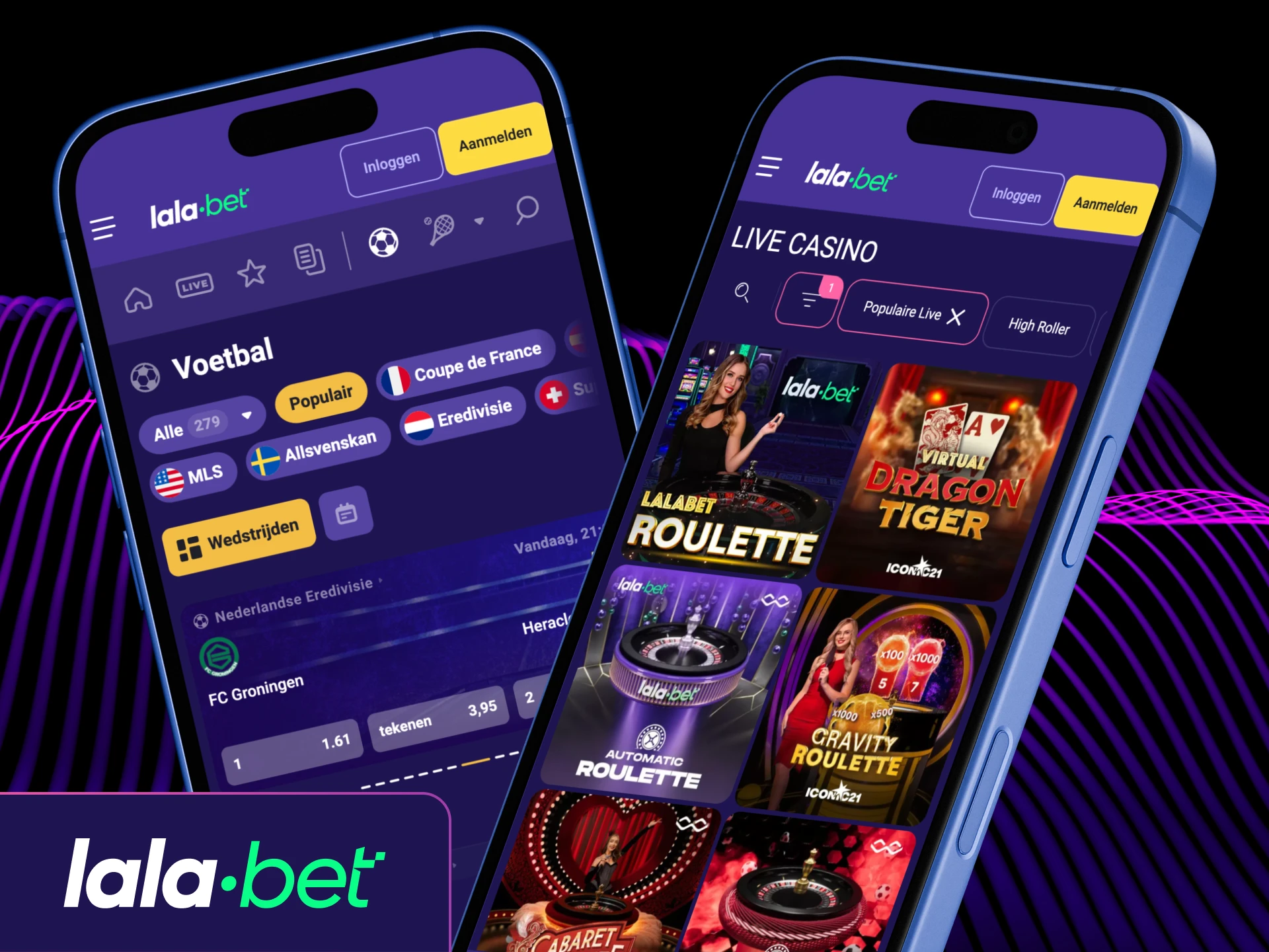 Ontdek de beste app kenmerken van Lalabet.