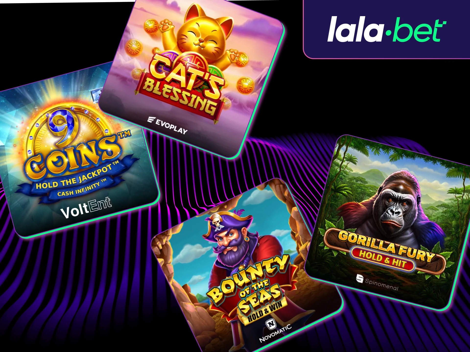 Win grote jackpots vandaag nog bij Lalabet.