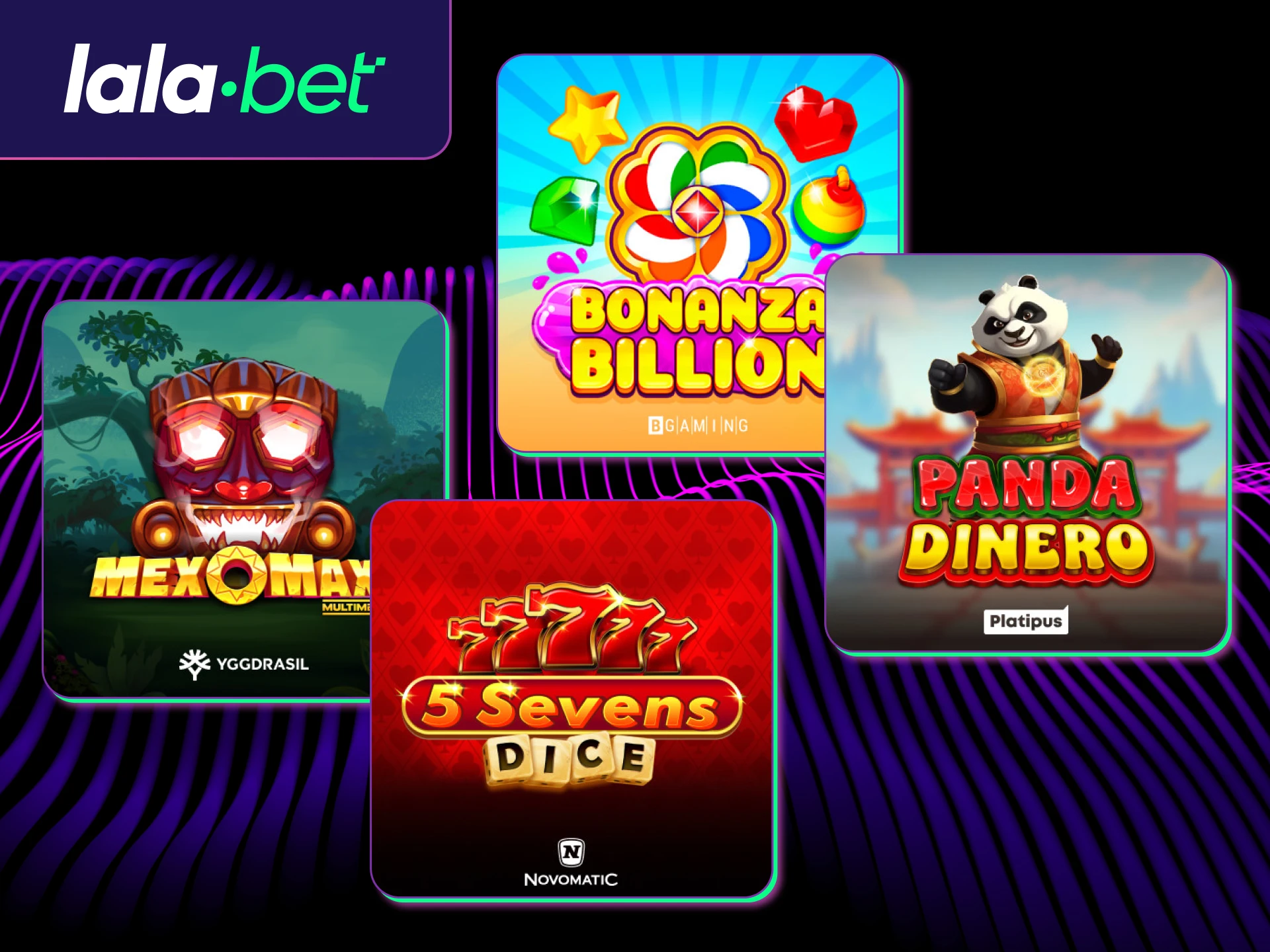 Probeer spannende slots en win bij Lalabet.