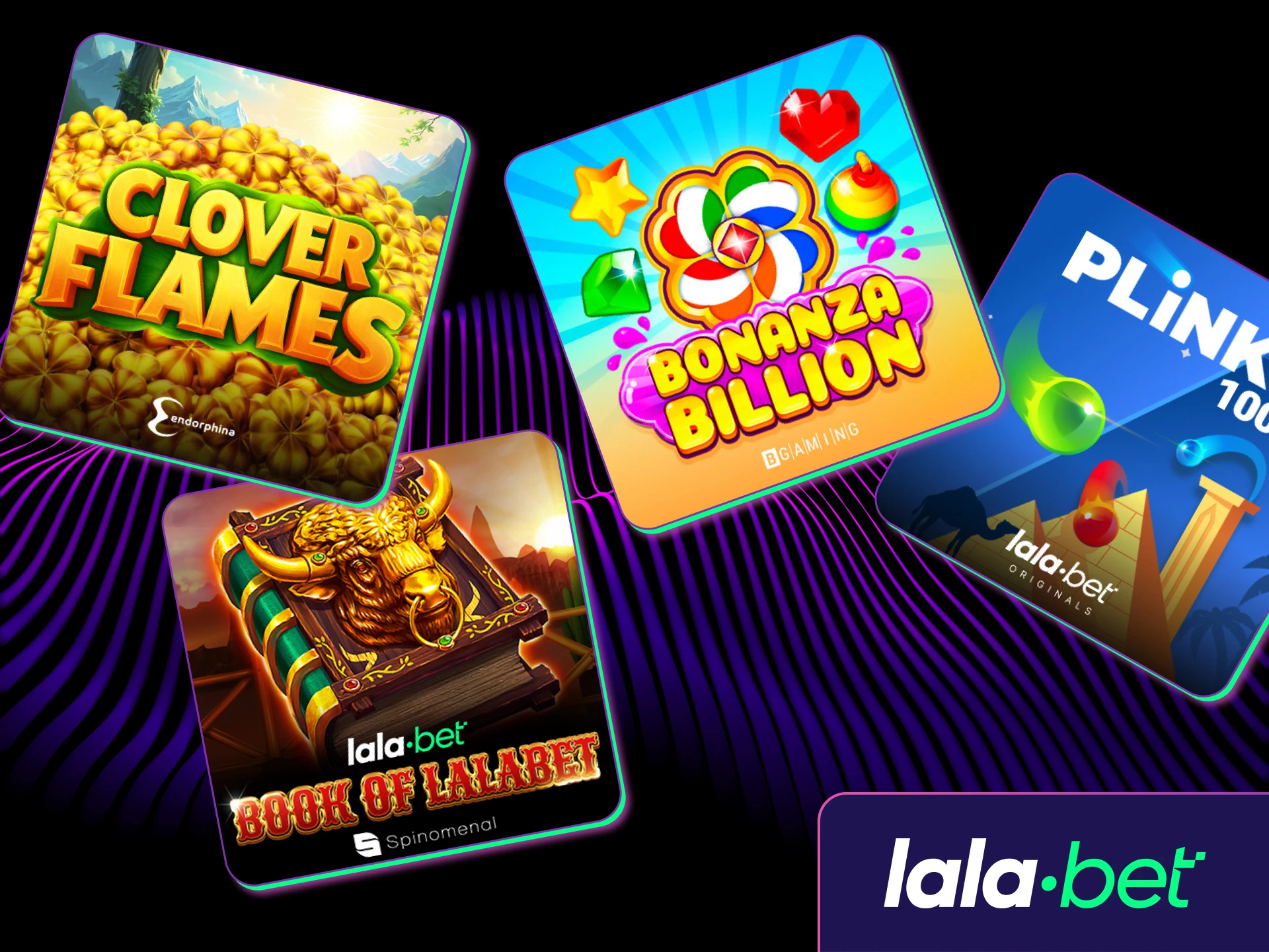 Ontdek de top spellen collectie bij Lalabet.