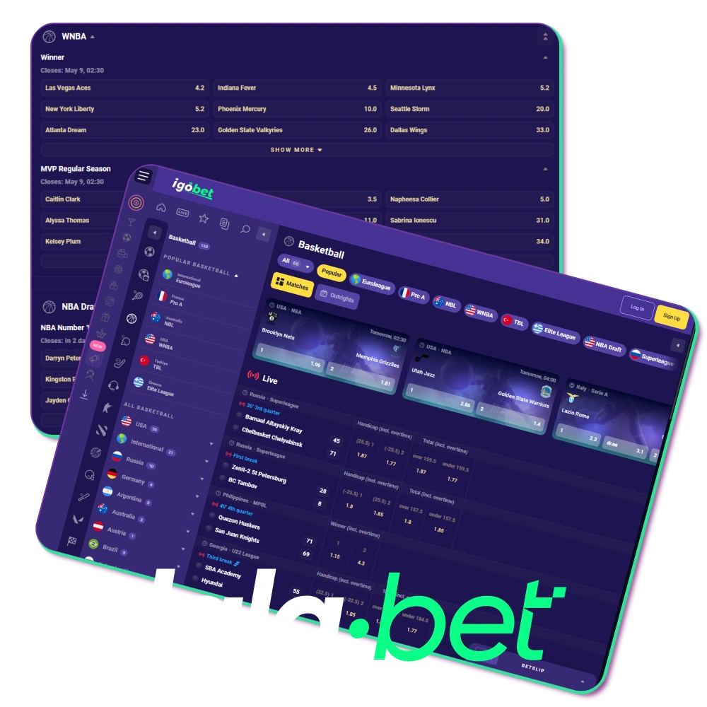 Ervaar de actie van de NBA en de EuroLeague met uitgebreide wedmogelijkheden voor basketbal bij Lalabet.