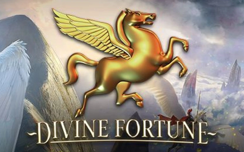 Maak kans op een legendarische jackpot in de mythologische wereld van Divine Fortune op Lalabet.