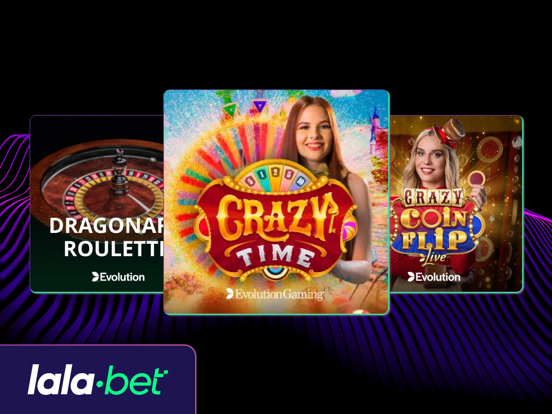 Ervaar de spanning van een echt casino met de Lalabet Live Casino spellen en professionele dealers.