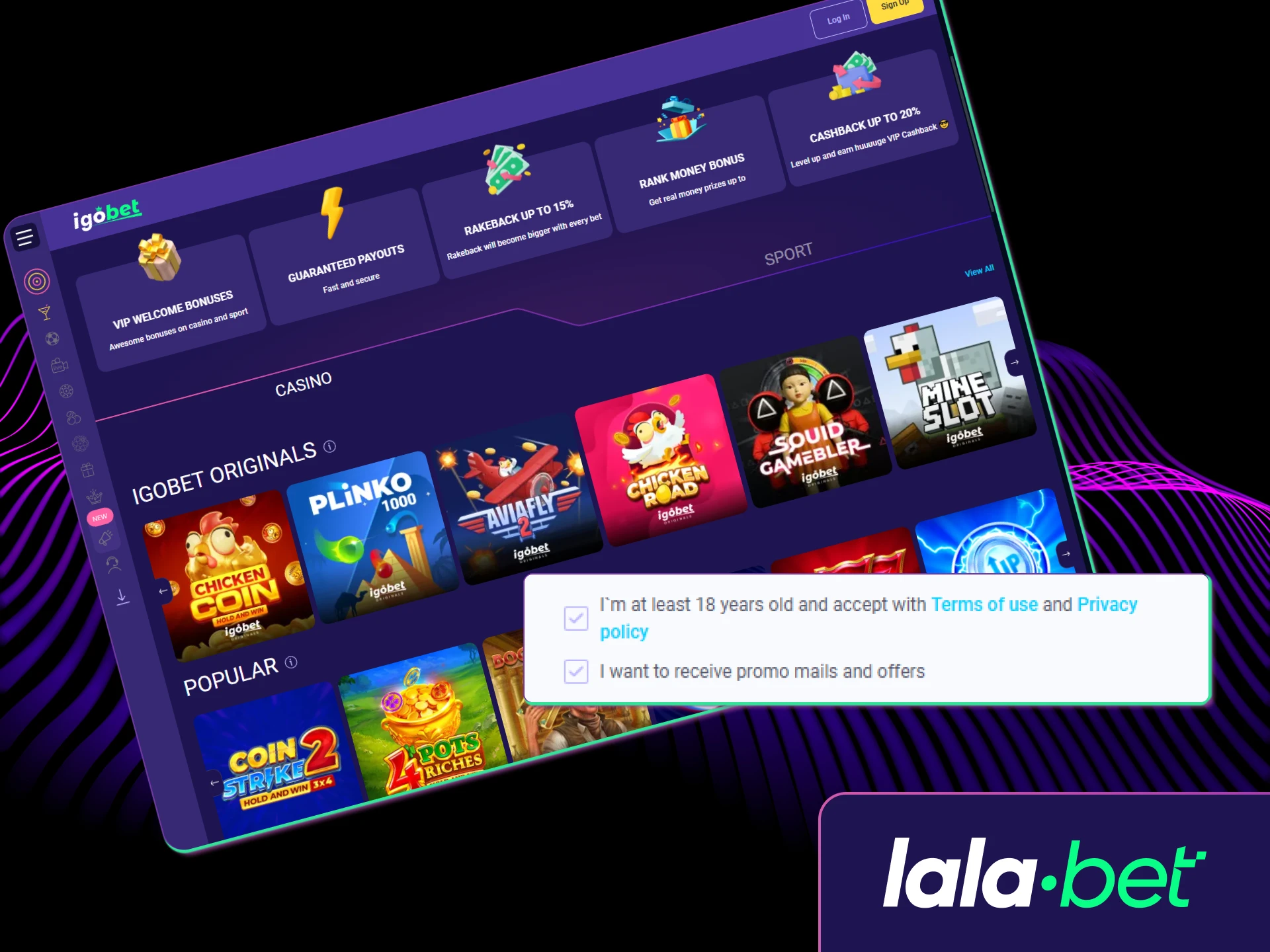 Bekijk de officiële licentie van Lalabet voor een veilige en betrouwbare spelervaring in Nederland.