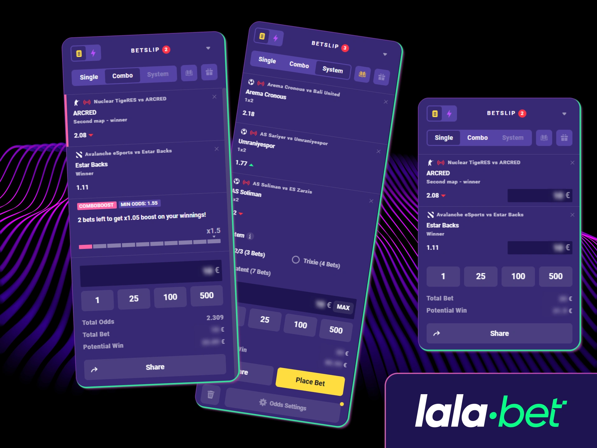 Ontdek de verschillende soorten inzetten bij Lalabet om je winstkansen bij elke wedstrijd te optimaliseren.