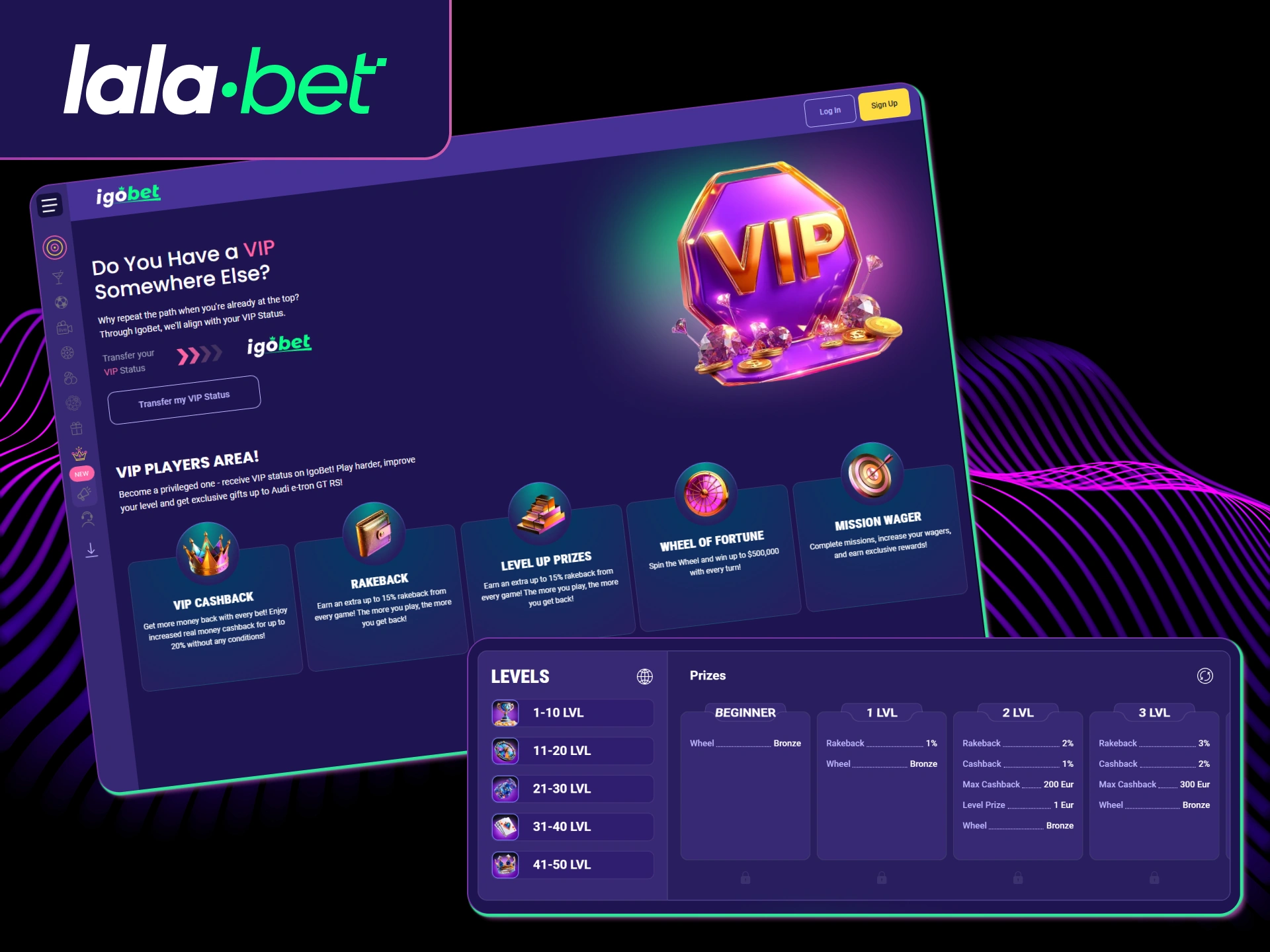 Ontdek de exclusieve voordelen en beloningen van het Lalabet VIP-programma voor loyale spelers in Nederland.